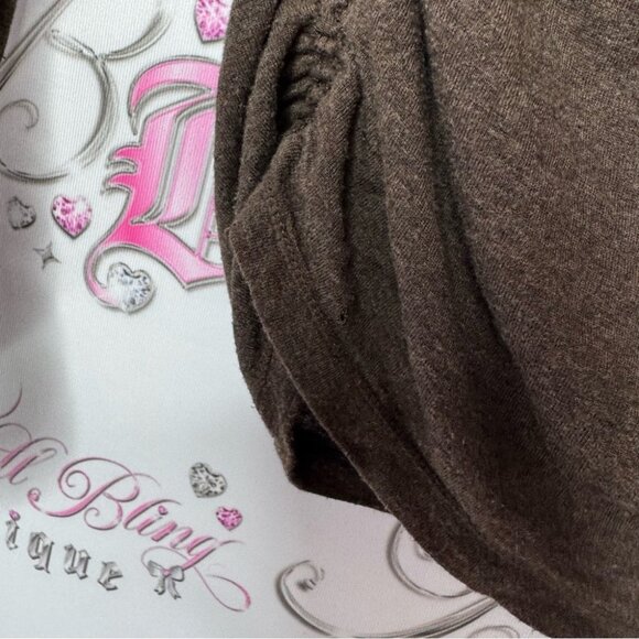 Max studio turtleneck long sleeve cinched sexy brown soft stretchy flattering - Picture 4 of 12